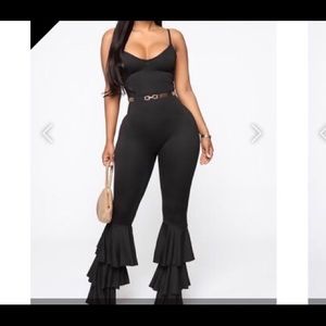 Ruffles Leg Jumpsuit